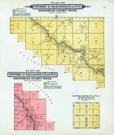 Township 31 North, Range 10 East. W.M., Sauk River, Township 31 North, Range  11 East. W.M., Lake McAleer Mountain View, Falls Creek, Snohomish County 1910